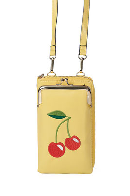 Banned - Cherry Pie Phone Bag Yellow