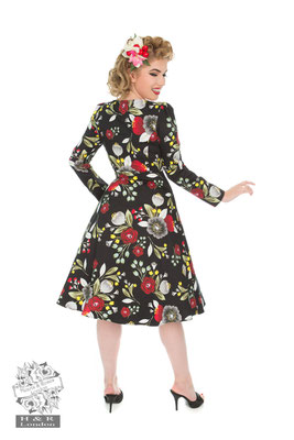 Hearts & Roses - Autumn London Tea Dress