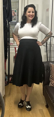Banned - Black Knit Dream Skirt
