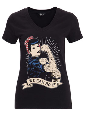 Queen Kerosin - We can do it T-Shirt Black