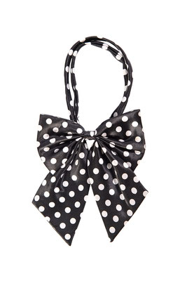 Banned - Scarlet Bow Tie Polkadots Black