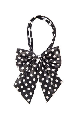 Banned - Scarlet Bow Tie Polkadots Black