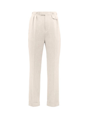1940s Linen Fishtail Trousers