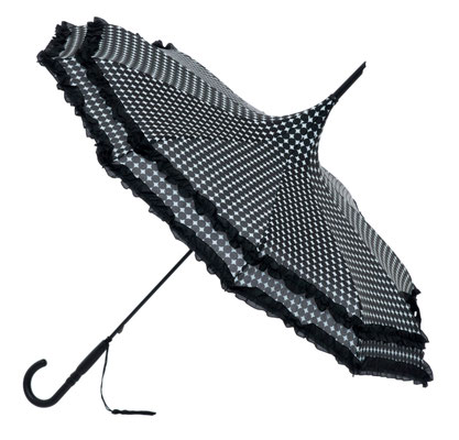 Soake - Boutique Pagoda with Frills/Black Spots