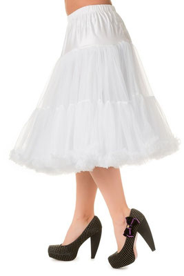 Petticoat Pinup Rockabilly Wedding White