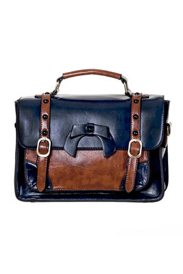 Banned - Buckle with Bow Bag Blue