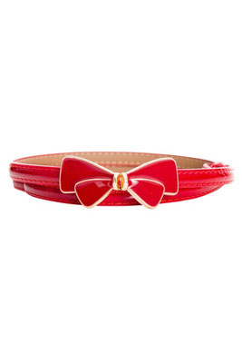 Belt with Bow Red Bow Belt