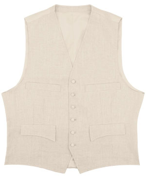 1940s Linen Vest