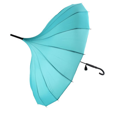Boutique Classic Pagoda Umbrella in Teal
