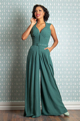 Pantsuit Jumpsuit Vintage Linen