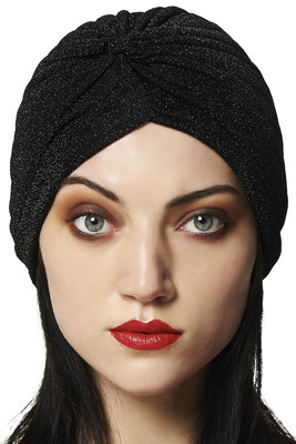 Banned - Warlock Turban Black Glitter