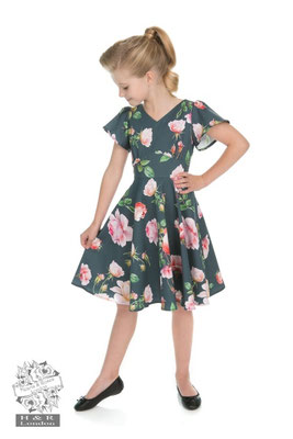 Hearts & Roses - Girls Amour Swing Dress