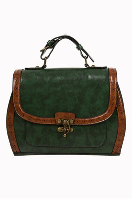 Banned - Stevie Handbag Green/Tan