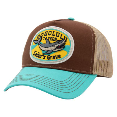 Sailors Grave Trucker Cap mit Haifisch