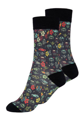 King Kerosin - V8 Socks, Black