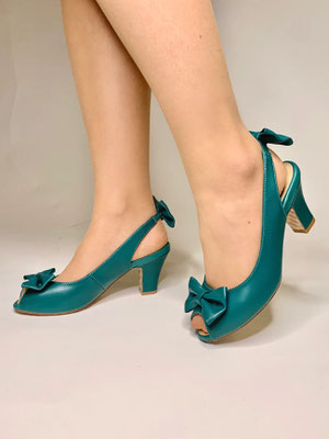 Lola Ramona - Ava Take A Bow Sandals Teal
