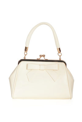 Vintage Handbag Wedding Cream
