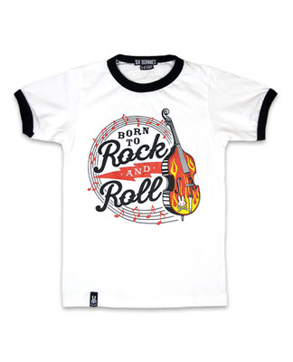Six Bunnies - Born to Rock and Roll Kids T-Shirt