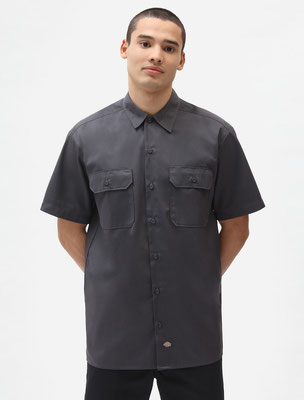 Dickies - Short Sleeve Work Shirt Charcoal Grey