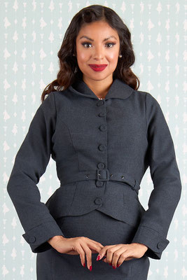 Miss Candyfloss - Reana-Lee Jacket Midnight Blue
