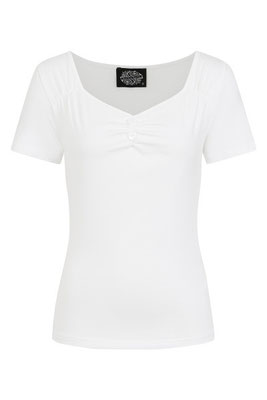 Hearts & Roses - Darcie White Top