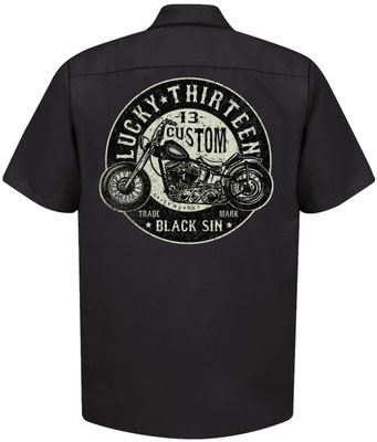 Lucky 13 - The Black Sin Workshirt