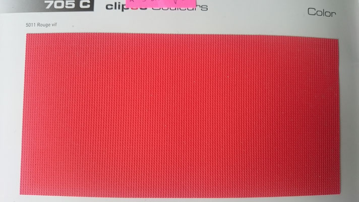 Farbig 705C 5011 Rouge vif Clipso / Meyer Spanndecken