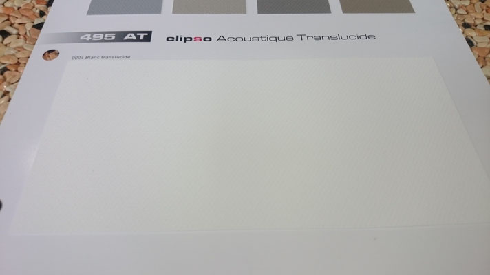 Akustik Transluzent 495AT 0004 Blanc  Clipso / Meyer Spanndecken