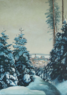 Krumbach im Winter