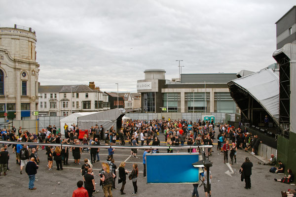 Rebellion Festival 2016 - Tower Street Arena outside - Zebraspider DIY Blog