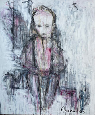 “Still much to do”  |  100 x 120 cm  |  Aquarel op linnen