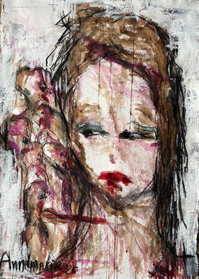 “You're right”  |  84 x 60 cm  |  "Aquarel op handgeschept papier"