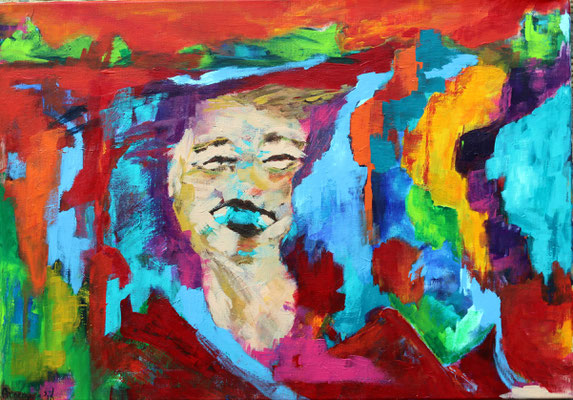 “Vietnam”  |  70 x 100 cm  |  Acryl op linnen