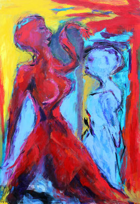 “Perfect”  |  70 x 100 cm  |  Acryl op linnen