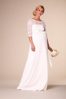 Spitzen Umstandskleid Mit Scharpe Rose Umstandskleid Hochzeit