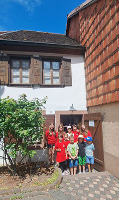 Die NAJU Gruppe vorm Häusel