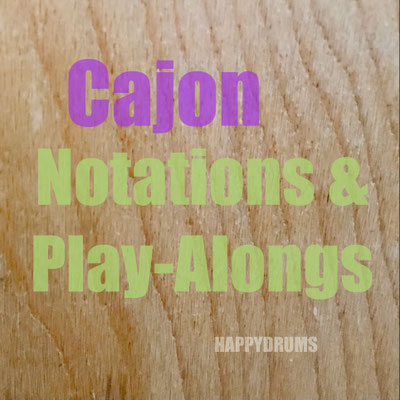 cajon notations & play-laongs