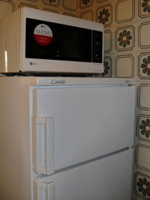Mikrowelle LG, Kühlschrank, Gefrierschrank Candy