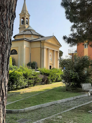 Solcio di Lesa - Kirche von San Rocco : Fresken von G. Induno - die 4 Evangelisten