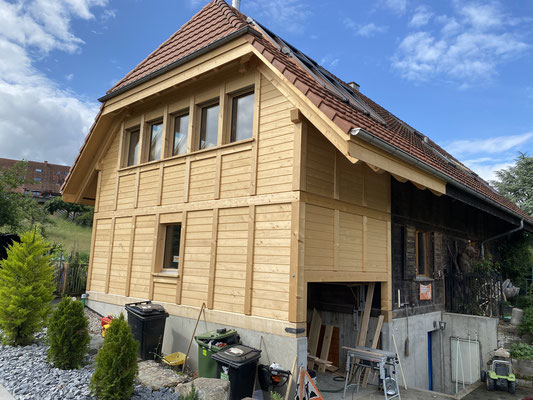 Wohnhauserweiterung in Steinhof - Hosner Holzbau GmbH Röthenbach