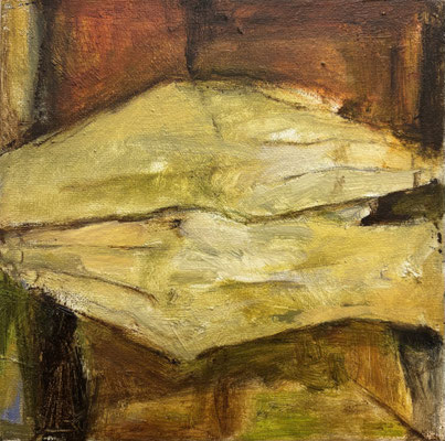 Mains dans un état d’angoisse_CHEN, ZHENG-YANG_2025_Huile sur toile_20x20cm_90€