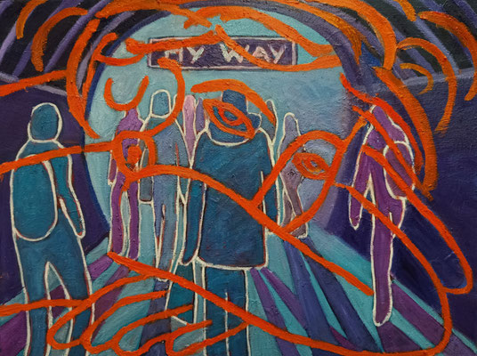 My way_acrylique et huile_50x65_600 €