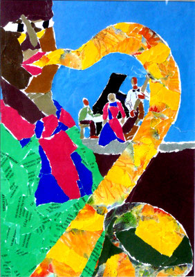 Assoumov-Really the blues-1998-collage-55x43-290