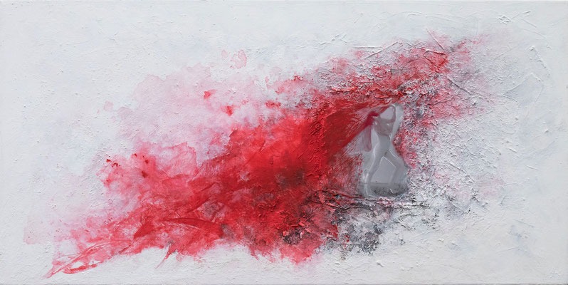 Héritage.40X80- acrylique et photographie sur toile-Laura Lago 500€