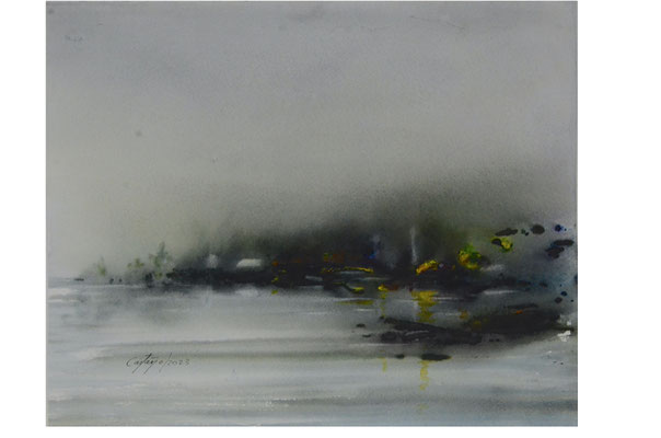 _Tempête au Port_Aquarelle.30x24cm.prix-200€