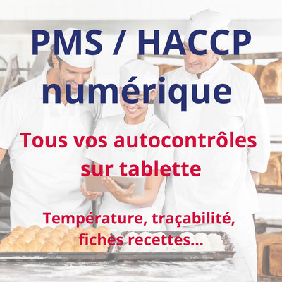 tablette PMS HACCP
