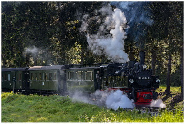 Harzer Schmalspurbahnen HSB (Wernigerode, Deutschland/Germany) Malletlokomotive 99 5906-5 - 03.06.2013