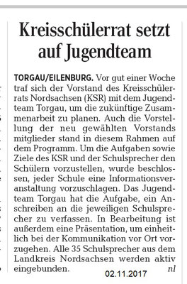 Torgauer Zeitung vom 02.11.2017