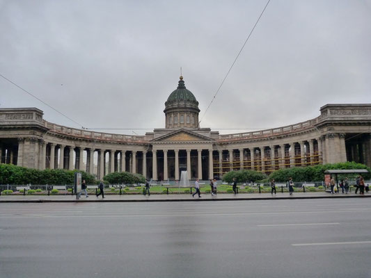 Kasaner Kathedrale, Sankt Petersburg, Russland: Kalkschlämme