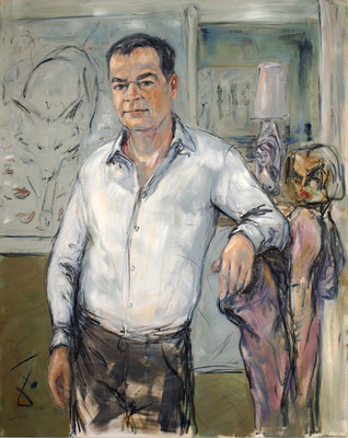 Dr. Stefan Schreyger • Dr. Schreyger's Kunstpalast • 150 x 120 cm • oil on canvas